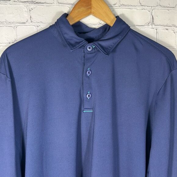 IBKUL Men's Navy Polo Shirt - Picture 2 of 8